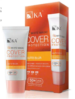 KA UV White Magic Cover Protection SPF50+ PA++++ Kem Chống Nắng Che Khuyết Điểm 
